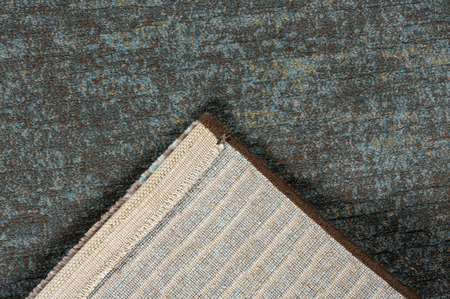 Tapison Home Torino vloerkleed eendenblauw bruin