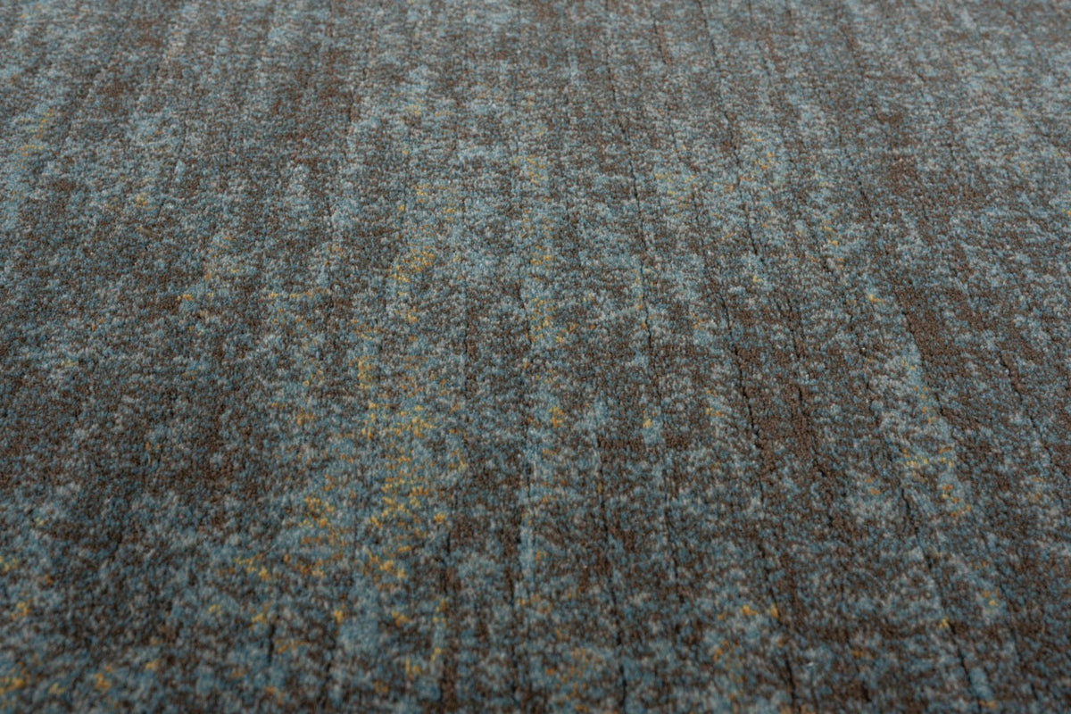 Tapison Home Torino vloerkleed eendenblauw bruin