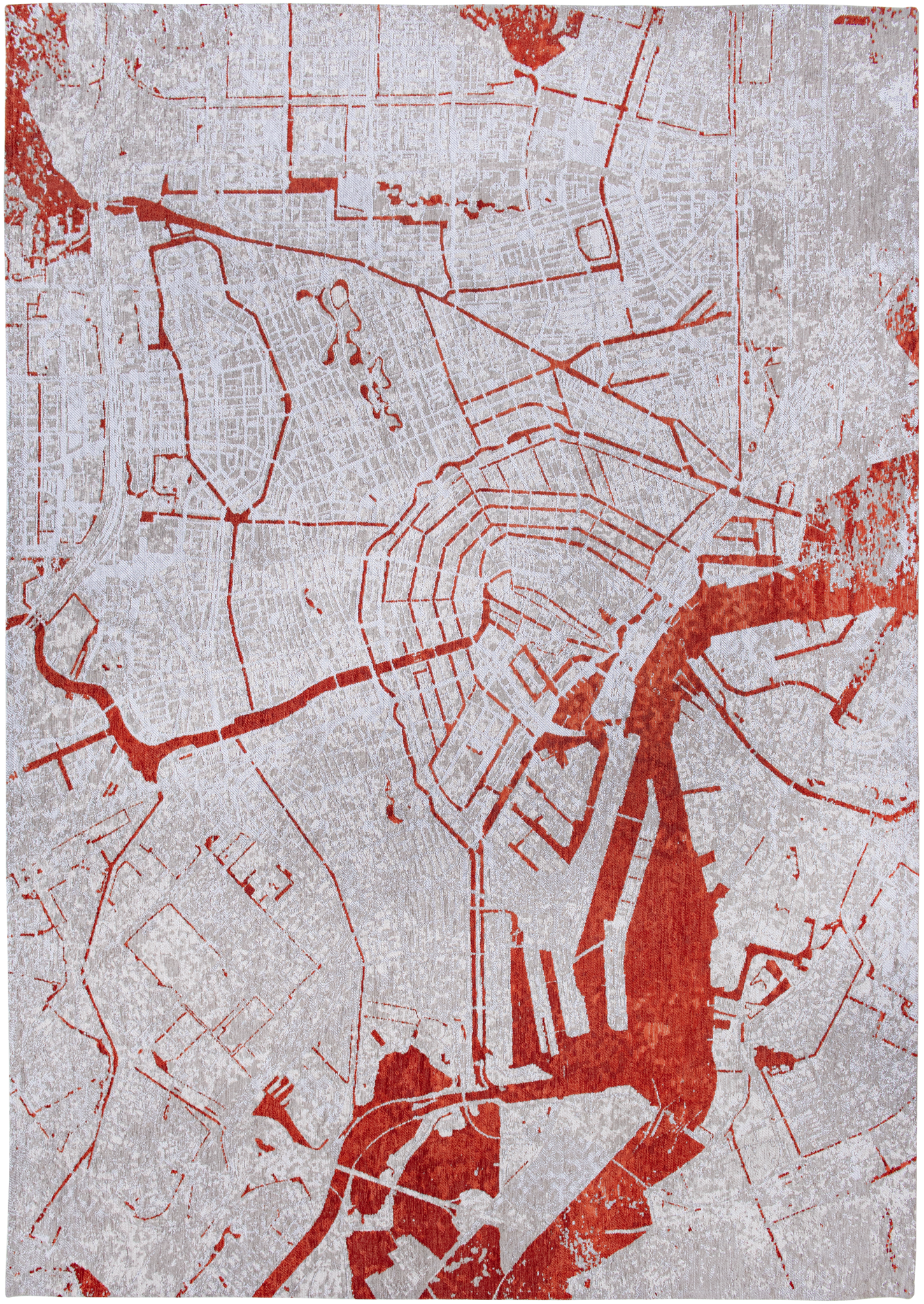 Louis de Poortere Cities Amsterdam Orange Cut 9323