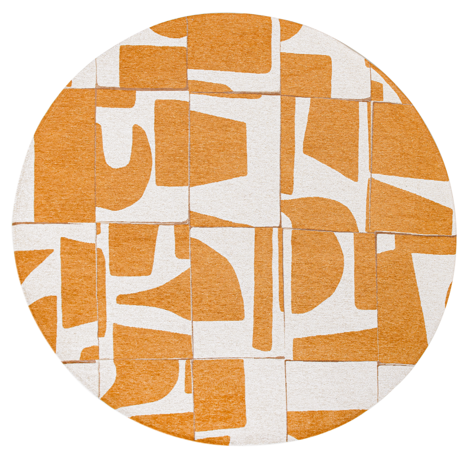 Louis de Poortere Craft Papercut Round Curry 9367