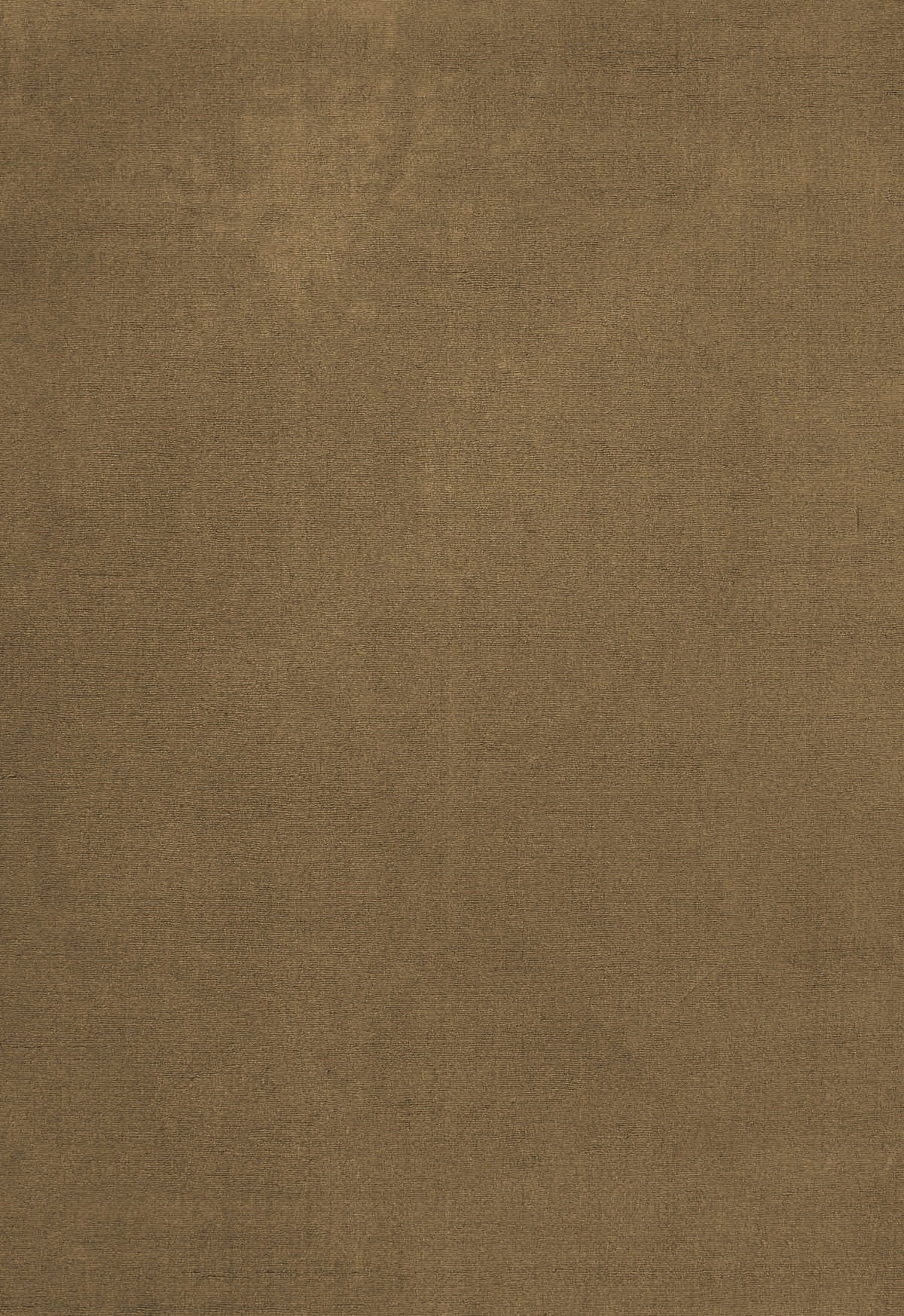 Layered Solid Wool Green Umber kaki vloerkleed, bovenaanzicht
