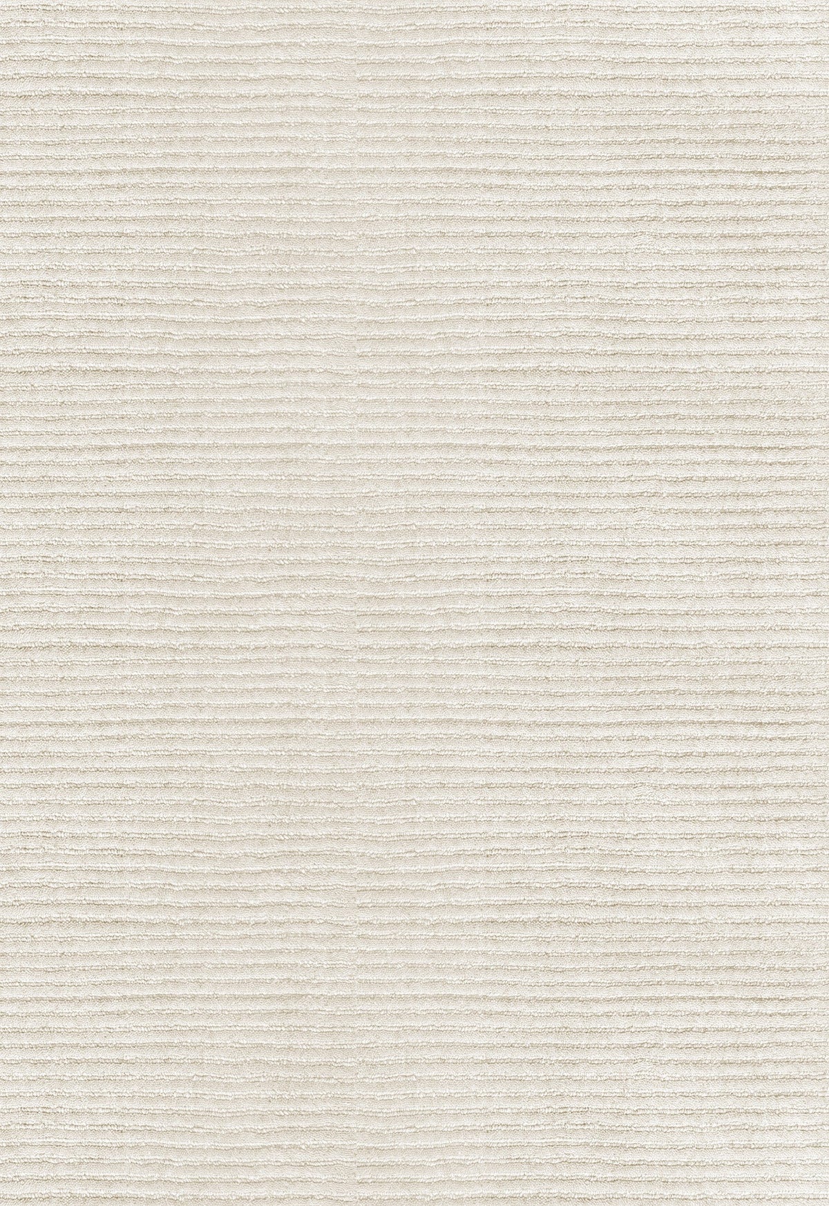 Layered Drift Wool Bone White wit vloerkleed, detail van de geribde wol