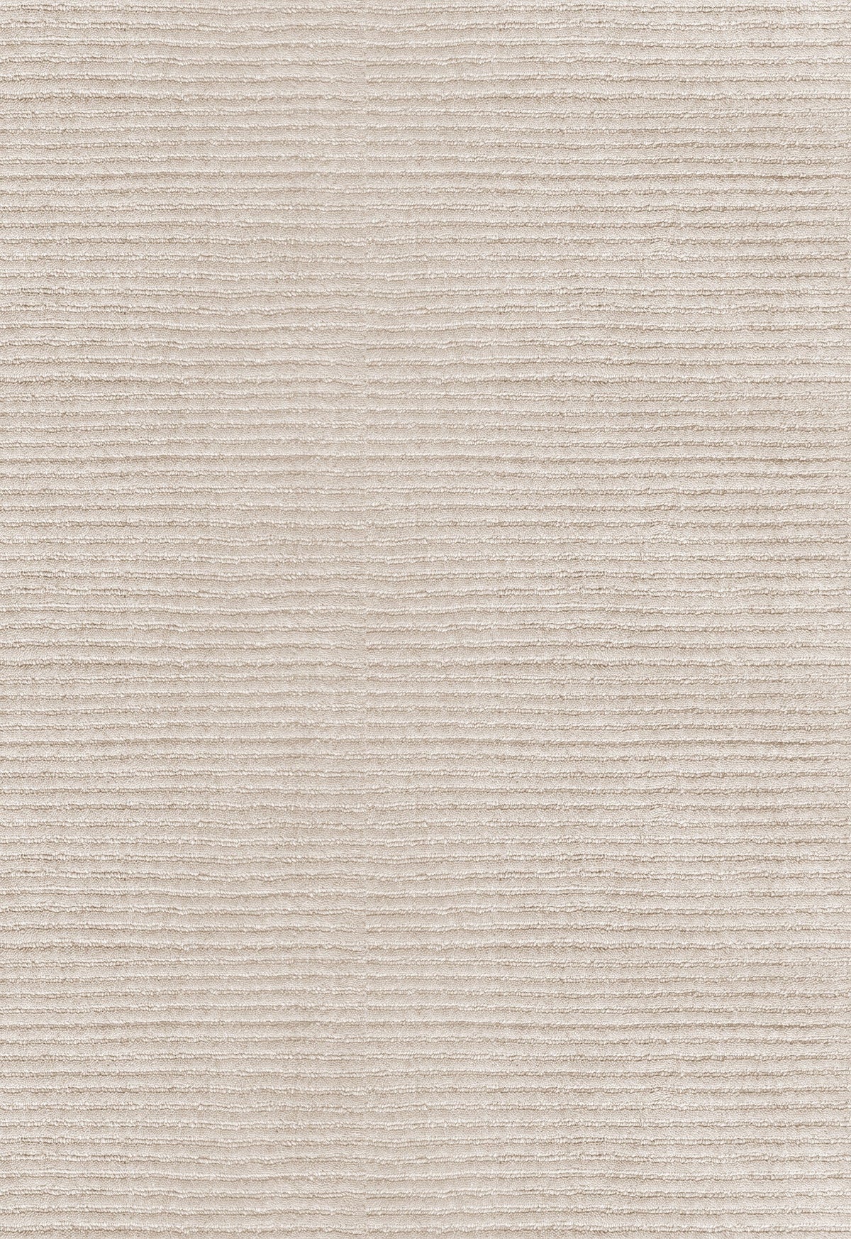 Layered Drift Wool Light Oatmeal beige vloerkleed, detail van de geribde wol