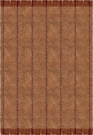 Layered Cord Burgundy Rust roestoranje vloerkleed, bovenaanzicht
