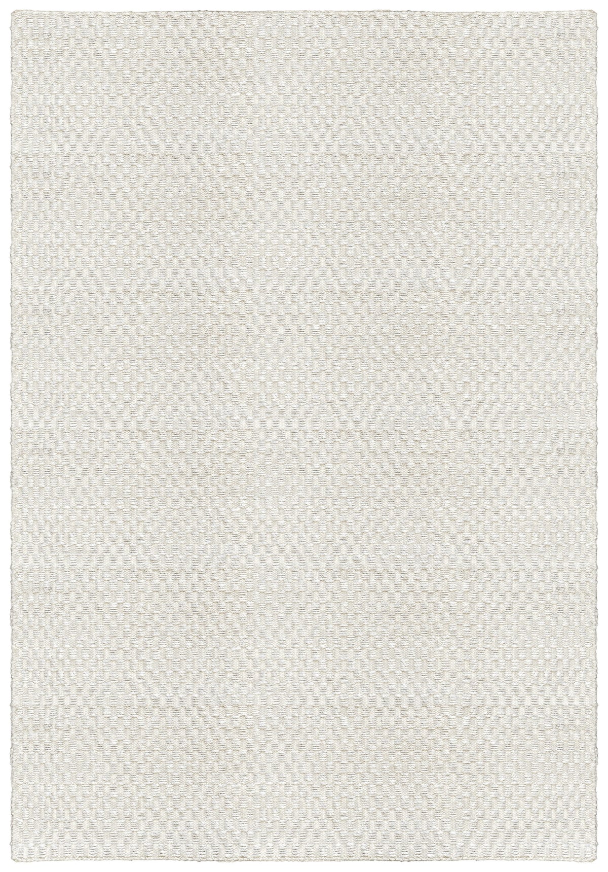 Layered Barley Bone White jute vloerkleed, bovenaanzicht
