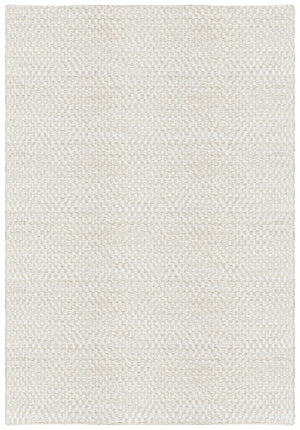 Layered Barley Bone White jute vloerkleed, bovenaanzicht