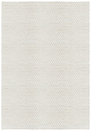 Layered Barley Bone White jute vloerkleed, bovenaanzicht