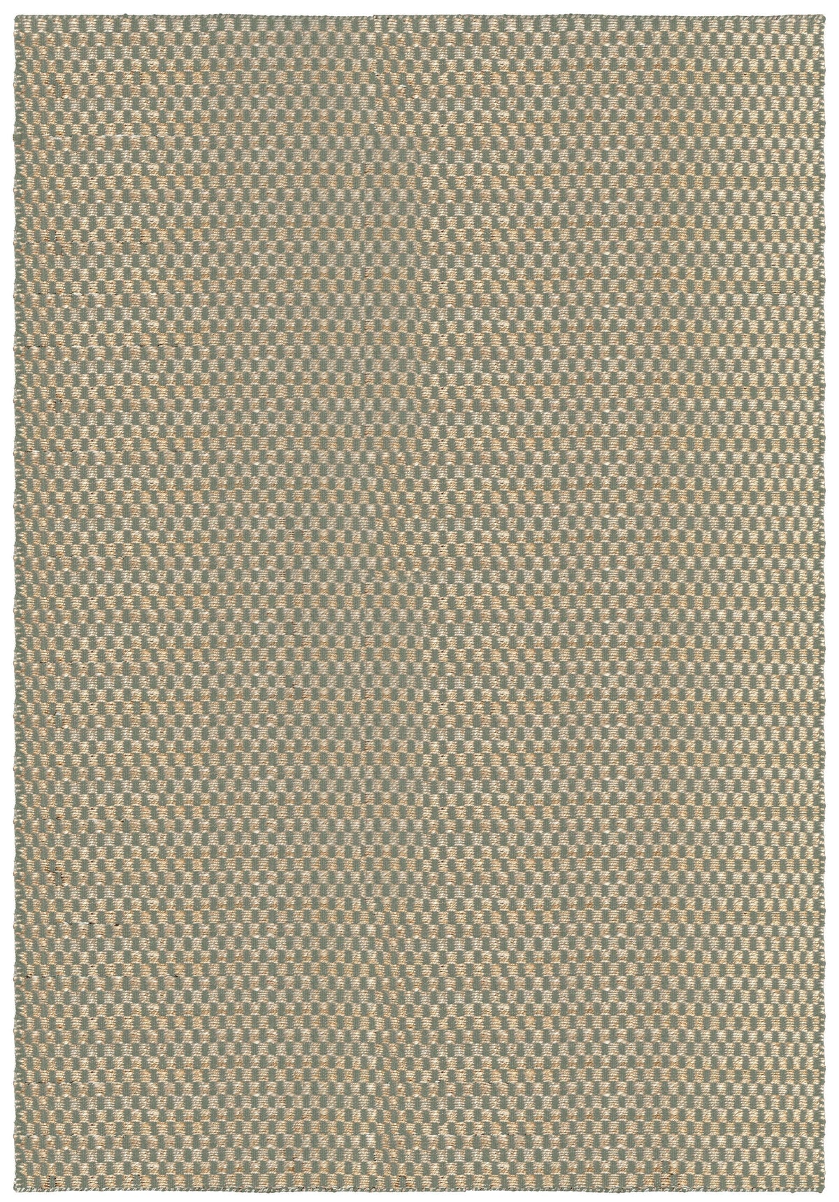Layered Barley Sage saliegroen jute vloerkleed, bovenaanzicht