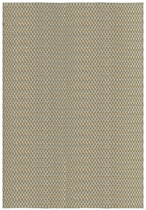 Layered Barley Sage saliegroen jute vloerkleed, bovenaanzicht