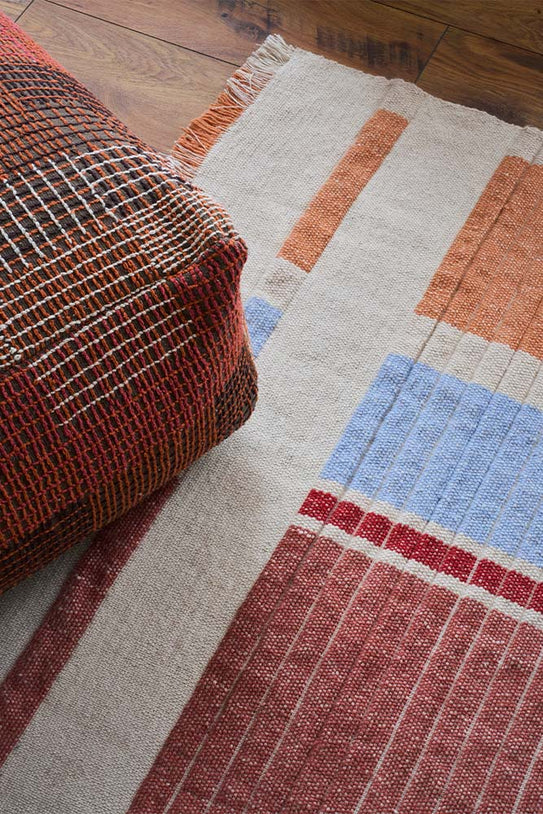 Lorena Canals Columns Multi Color vloerkleed, detail