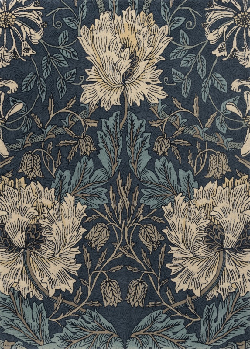 Morris & Co Honeysuckle Woad & Tyme 130408