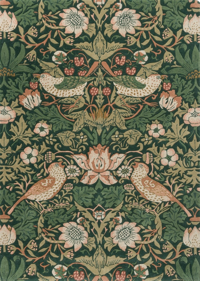 Morris & Co Strawberry Thief Forest 027707