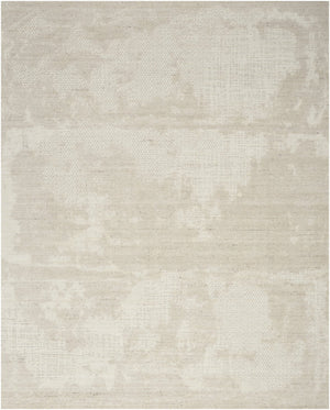 Nourison Harmony HAY07 Ivory ivoorwit vloerkleed, bovenaanzicht