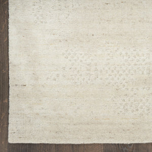 Nourison Harmony HAY07 Ivory ivoorwit vloerkleed, hoek