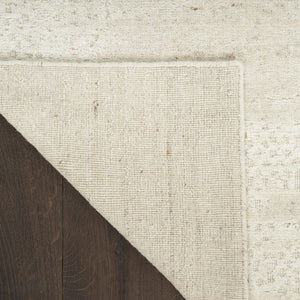 Nourison Harmony HAY07 Ivory ivoorwit vloerkleed, achterkant