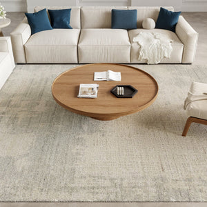 Nourison Harmony HAY04 Ivory Grey vloerkleed, in een interieur
