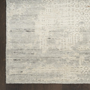 Nourison Harmony HAY04 Ivory Grey vloerkleed, hoek