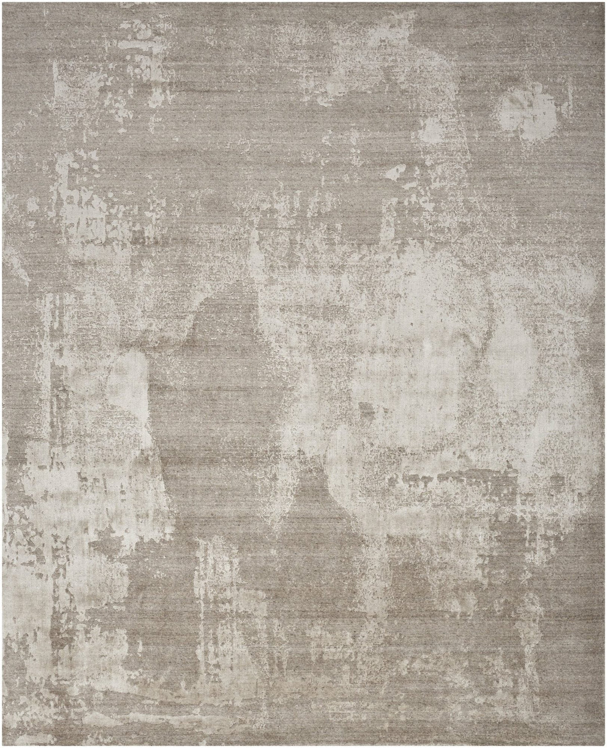 Nourison Harmony HAY06 Silver Grey vloerkleed, bovenaanzicht