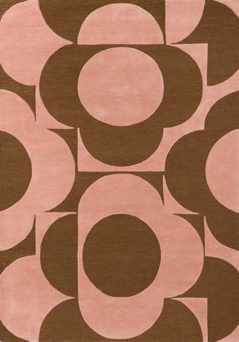 Orla Kiely Prism Flower Pink Terracotta 158002