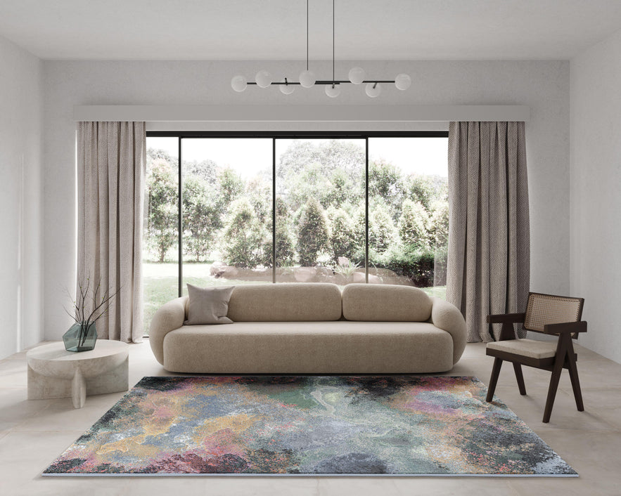 Tapison Home Torino vloerkleed pastel, in een interieur