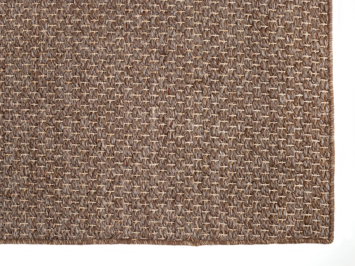 Massimo Belize Taupe sisal vloerkleed, schuin aanzicht
