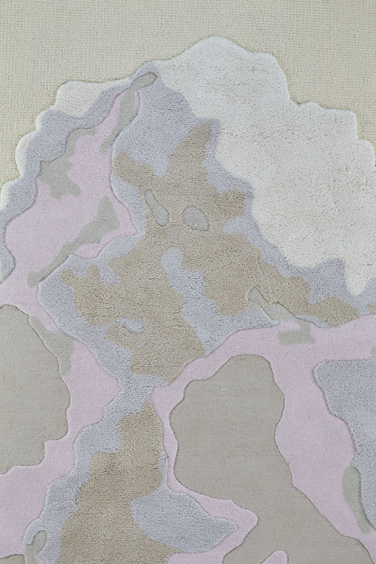 Massimo Cloud 9 Afternoon pastel vloerkleed, detail van het oppervlak