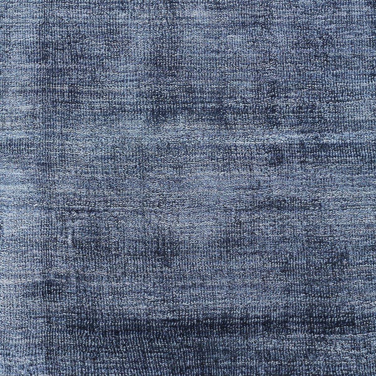 Massimo Karma Washed Blue blauw vloerkleed, detail van het oppervlak