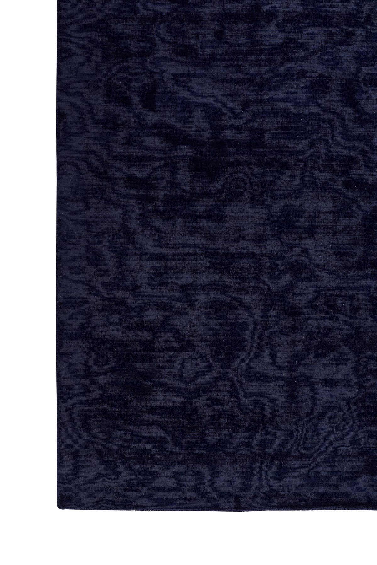 Massimo Karma Wool Marine blauw vloerkleed, detail van het oppervlak