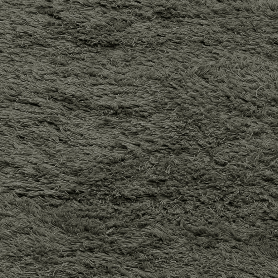 Massimo Rya Charcoal hoogpolig vloerkleed, detail van de hoge pool
