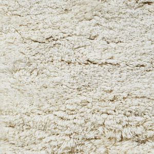 Massimo Rya Cream hoogpolig vloerkleed, detail van de hoge pool