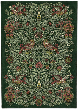 Morris & Co | Bird Tump Green 128307 | Carpet | Online Tapijten