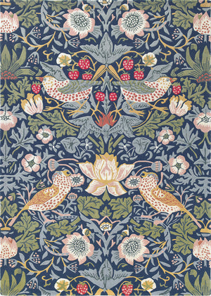 Morris & Co | Strawberry Thief Indigo 27708 | Carpet | Online Tapijten