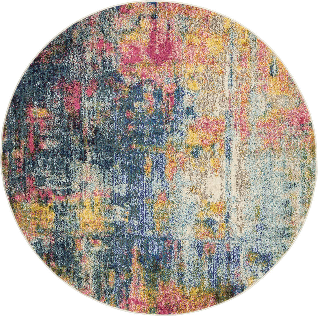 Nourison | Celestial R. Blue Yellow CES09 | Carpet | Online Tapijten