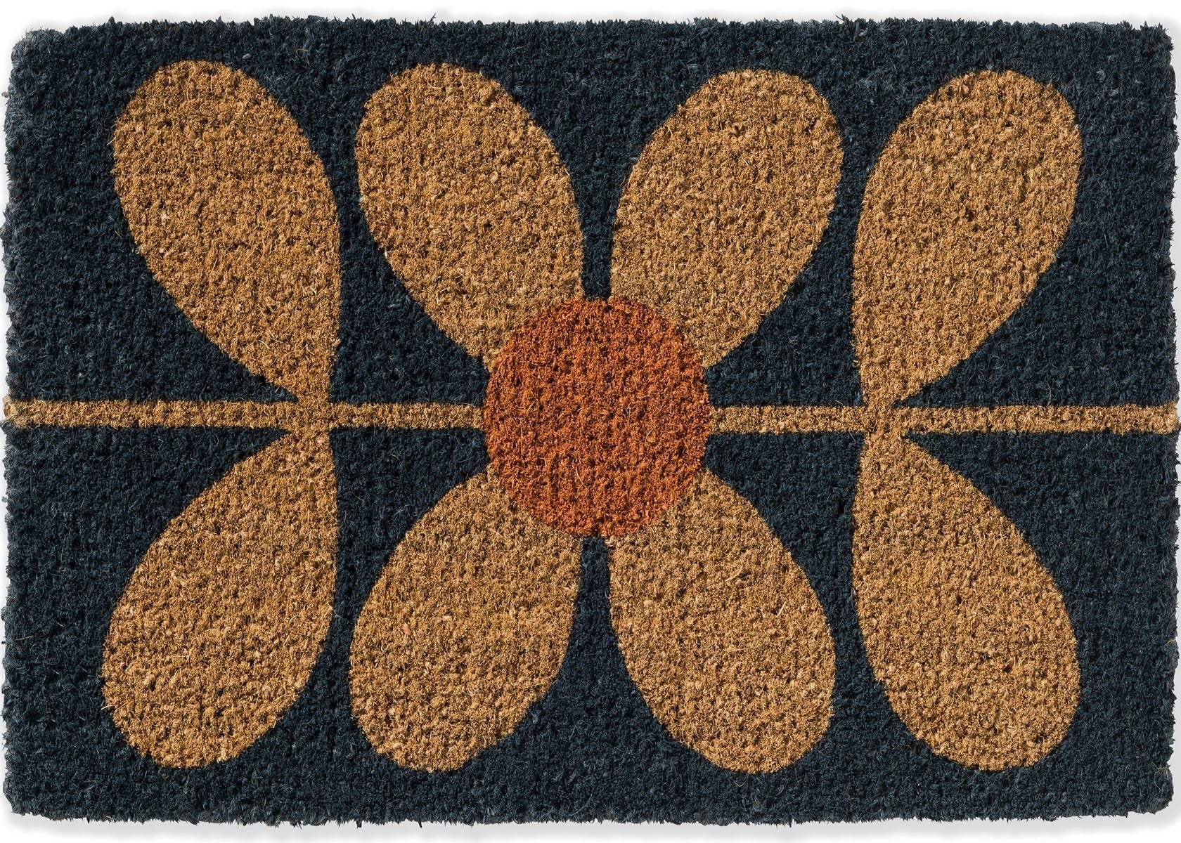 Orla Kiely Doormat Sixties Stem Navy 564008