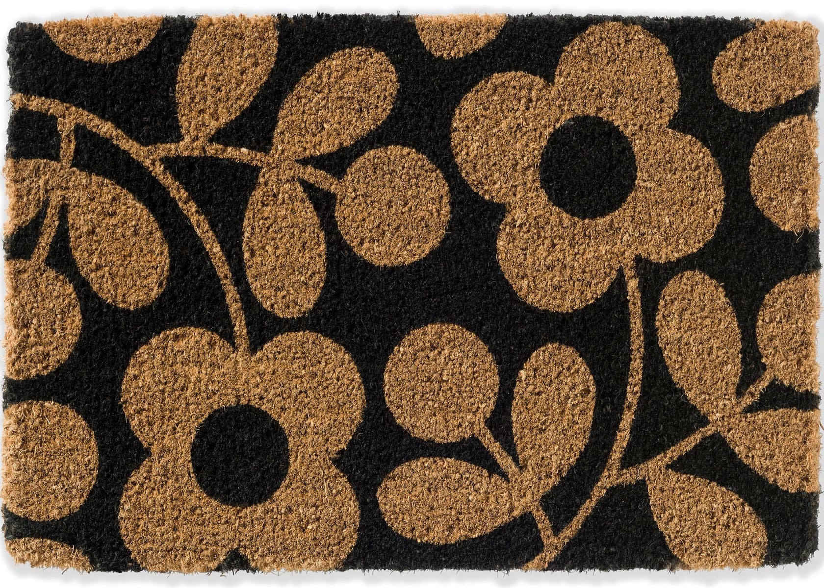 Orla Kiely | Doormat Stem Sprig Jet 563905 | Carpet | Online Tapijten